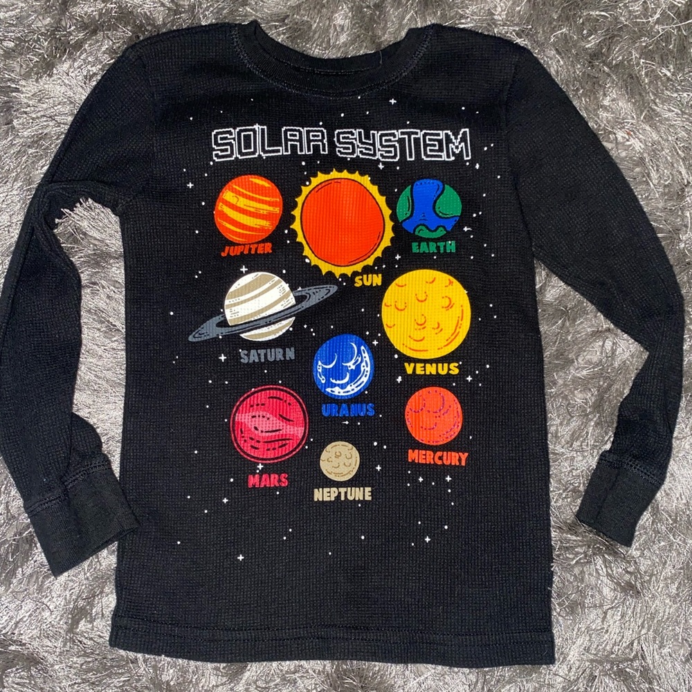Cool solar system shirt